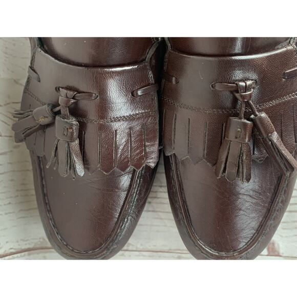 Bruno‎ Magli Tempe Men\'s Brown Tassel Loafers Sz 8.5 M main image 6
